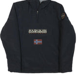 PATAGONIA Mens Black Zip Hooded Jacket L Polyester Blend Outdoor Casual