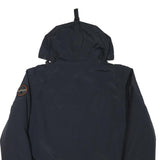 PATAGONIA Mens Black Zip Hooded Jacket L Polyester Blend Outdoor Casual