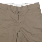 DICKIES Mens Shorts Beige Casual XL W38 Classic Cotton Blend Plain Summer