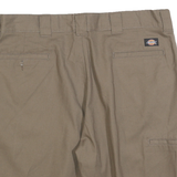 DICKIES Mens Shorts Beige Casual XL W38 Classic Cotton Blend Plain Summer