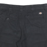 DICKIES Mens Black Casual Shorts M W34 Cotton Blend Regular Fit Workwear