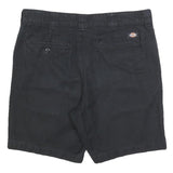 DICKIES Mens Black Casual Shorts M W34 Cotton Blend Regular Fit Workwear