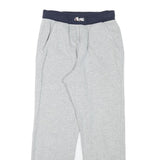 TOMMY HILFIGER Womens Joggers Grey & Navy XL W25 L27 Relaxed Straight Cotton