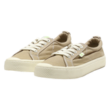 CARIUMA Low Top Trainers Brown Canvas Womens UK 6