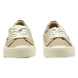 CARIUMA Low Top Trainers Brown Canvas Womens UK 6