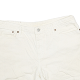 RALPH LAUREN Womens Shorts White Casual XL W32 Cotton Blend Summer Wear