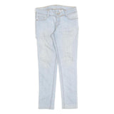 LEVI'S Womens Jeans Blue Slim Skinny Denim Light W29 L29 Zip 105 Model