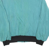 ROYAL PACIFIC Mens Blue Plain Bomber M Zip Jacket Casual Lightweight