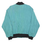 ROYAL PACIFIC Mens Blue Plain Bomber M Zip Jacket Casual Lightweight