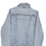 LEVI'S Womens Blue Denim Jacket XS Cotton Button Classic Fitted Casual