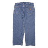 CARHARTT Mens Jeans Blue Relaxed Straight Denim Medium W34 L27 Workwear