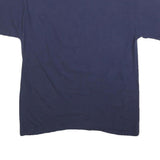 JERZEES Mens Navy Blue Auburn Tigers Graphic T-Shirt L Short Sleeve Crew Neck