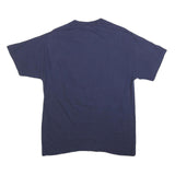 JERZEES Mens Navy Blue Auburn Tigers Graphic T-Shirt L Short Sleeve Crew Neck