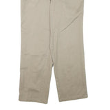 DOCKERS Mens Cotton Blend Beige Regular Fit Straight Leg Trousers W32 L29