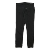LEVI'S Womens Black Slim Skinny Denim Dark W28 L27 Zip Cotton Blend Jeans