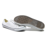CONVERSE Chuck Taylor All Star Womens Low Top Trainers White Cotton Blend UK 6.5