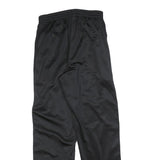 REEBOK Mens Joggers Black & Red Slim Tapered S W26 L30 Track Pants Sportswear