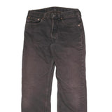 LEVI'S 501 Mens Jeans Black Regular Straight Denim W30 L29 Classic Button Fly