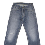 CARHARTT Mens Regular Fit Blue Straight Denim Rinse W32 L33 Zip Jeans