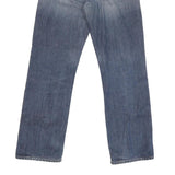 CARHARTT Mens Regular Fit Blue Straight Denim Rinse W32 L33 Zip Jeans