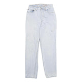 LEVI'S 961 Womens Jeans Light Blue Slim Straight Denim W28 L30 Classic Button