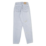 LEVI'S 961 Womens Jeans Light Blue Slim Straight Denim W28 L30 Classic Button