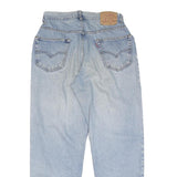 LEVI'S 550 Tapered Womens Jeans Blue Cotton Denim Light W30 L30 Regular Fit Zip