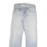 LEVI'S 501 Mens Jeans Blue Regular Straight Denim Light W28 L29 Classic Button