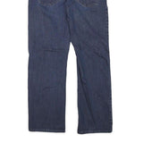 CALVIN KLEIN JEANS Mens Regular Fit Straight Leg Denim Dark W32 L28 Zip Cotton