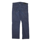 CALVIN KLEIN JEANS Mens Regular Fit Straight Leg Denim Dark W32 L28 Zip Cotton