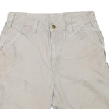 CARHARTT Mens Shorts Beige Casual M W32 Cotton Blend Pockets Relaxed Fit
