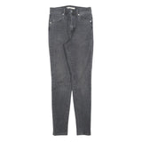 LEVI'S Womens Jeans Black Slim Skinny Denim Medium W26 L30 Stretch