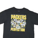 REEBOK Mens Black Green Bay Packers Graphic T-Shirt XL Short Sleeve Crew Neck