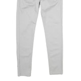 LEVI'S Womens Slim Fit White Cotton Blend Slim Leg Trousers W28 L30 Casual Wear