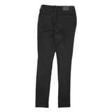 LEVI'S 721 Womens Jeans Black Slim Skinny Denim W27 L28 Distressed Rips