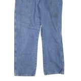 DICKIES Mens Blue Regular Fit Straight Leg Denim Jeans W40 L32 Zip Closure