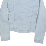 CALVIN KLEIN JEANS Womens Blue Light Denim Jacket XL Cotton Plain Button Closure