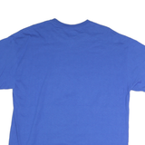 GILDAN Mens Blue Hanover Football T-Shirt XL Short Sleeve Crew Neck Casual