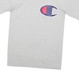 CHAMPION Mens Grey Cotton Blend Classic T-Shirt XS Short Sleeve Crew Neck Logo
