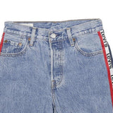 LEVI'S Womens Shorts Blue XS W26 Denim Cotton Casual Cut-Off