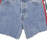 LEVI'S Womens Shorts Blue XS W26 Denim Cotton Casual Cut-Off