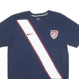 NIKE Mens Navy & White USA Graphic T-Shirt L Short Sleeve Crew Neck Sportswear
