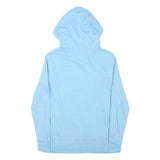 CHAMPION Womens Blue Pullover Hoodie S Long Sleeve Drawstring Band Collar Casual