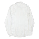 ARMANI EXCHANGE Mens White Shirt M Cotton Button Down Long Sleeve Casual
