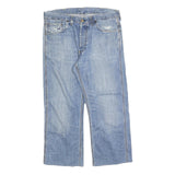 CARHARTT Mens Jeans Blue Relaxed Straight Denim Light W33 L26 Workwear Style