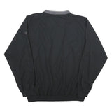 ASHWORTH Mens Black V-Neck 2XL Pullover Polyester Golf Sweatshirt