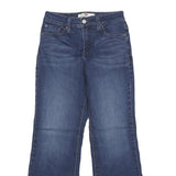 LEVI'S 512 Bootcut Womens Jeans Blue Cotton Blend Slim Denim W24 L27 Stylish