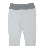 NIKE Mens Joggers Grey & White Slim Tapered M W31 L27 Cotton Blend Casual Wear