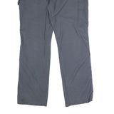 DICKIES Mens Cotton Blend Grey Regular Straight Trousers W38 L32 Workwear Zip