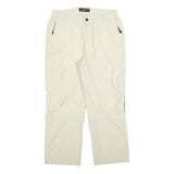 JAMES & NICHOLSON Womens Polyester Blend Regular Beige Trousers W32 L28 Outdoor